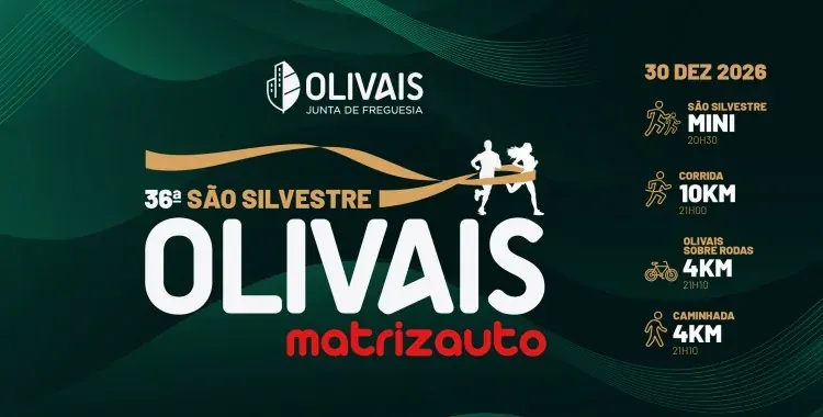 Cartaz de São Silvestre dos Olivais 2026