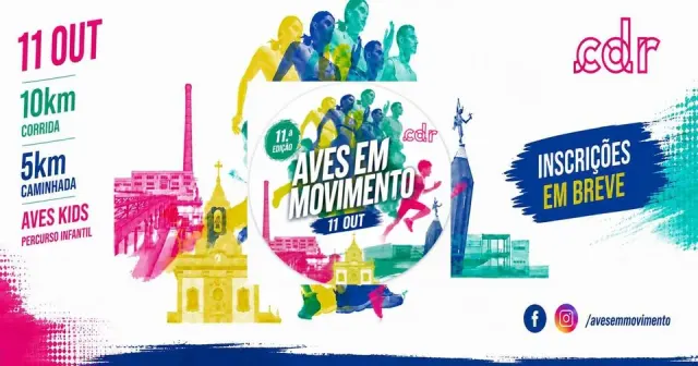 Cartaz de Corrida Aves em Movimento Reclamos 2026