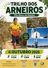 Cartaz de Trilho dos Arneiros 2026 — Pavilhão Polidesportivo de Vila Nova da Rainha, Azambuja, Lisboa