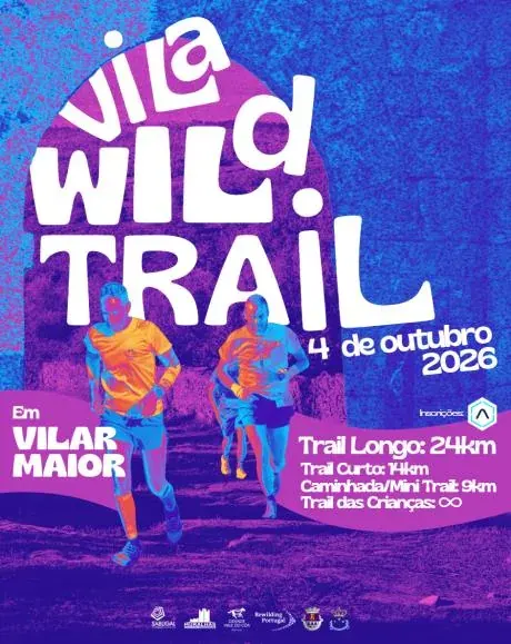 Cartaz de Vila Wild Trail 2026 — Castelo de Vilar Maior, Sabugal, Guarda