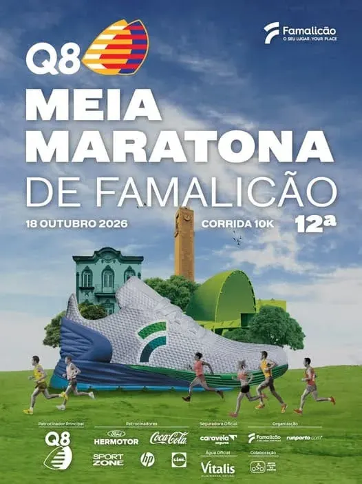 Cartaz de 12ª Meia Maratona de Famalicão 2026